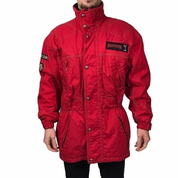 Beefeater Gin Descente Ski Coat Martini Vintage - Picture 1 of 11